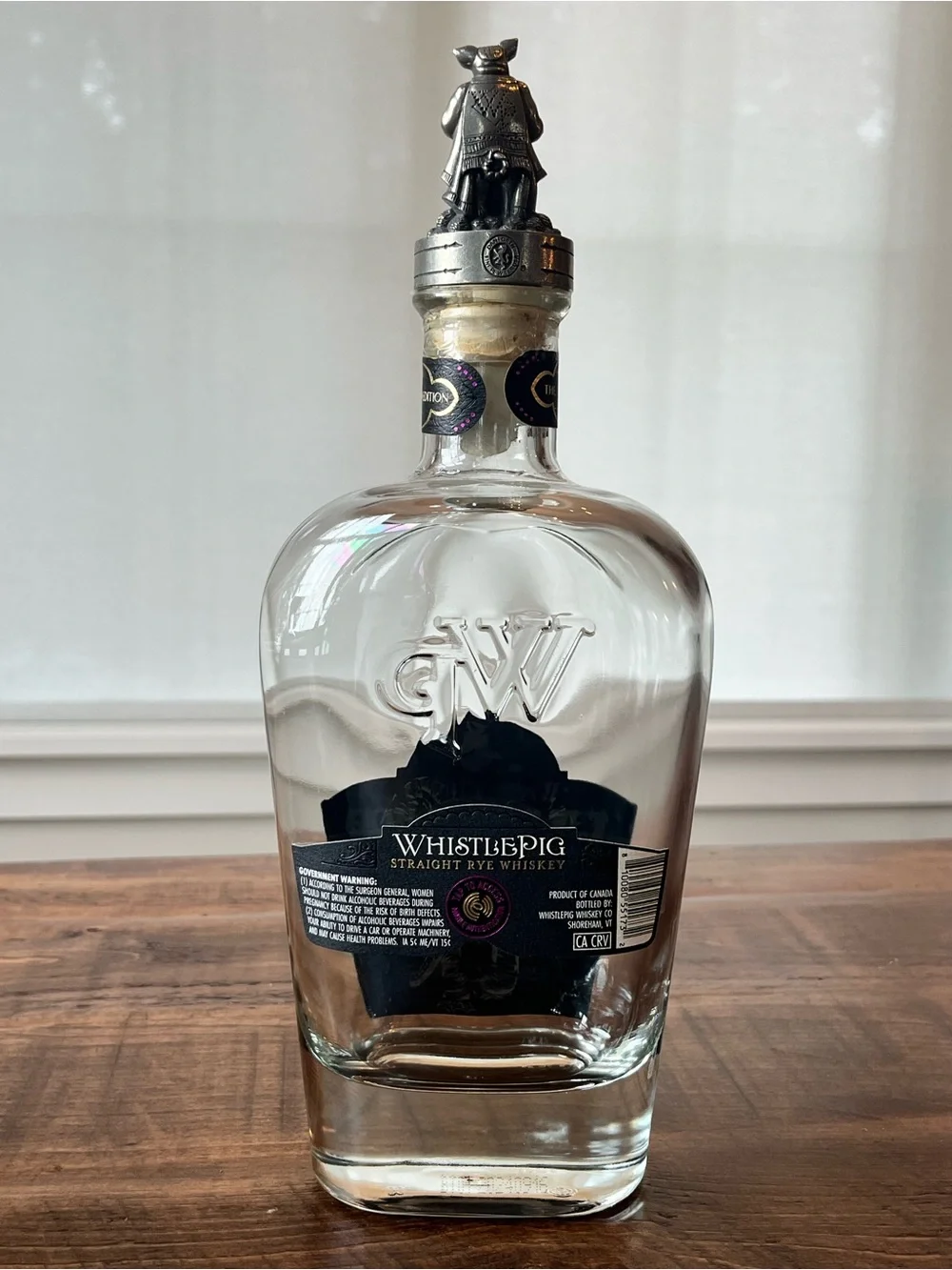 WhistlePig The Boss Hog XI The Juggernaut Rye Whiskey. Bottle, Box and Stopper